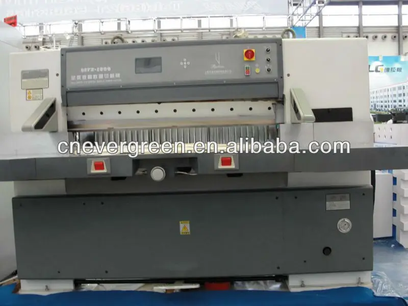 92 polar style cutting machine, China made computerised industrial guillotine paper cutter