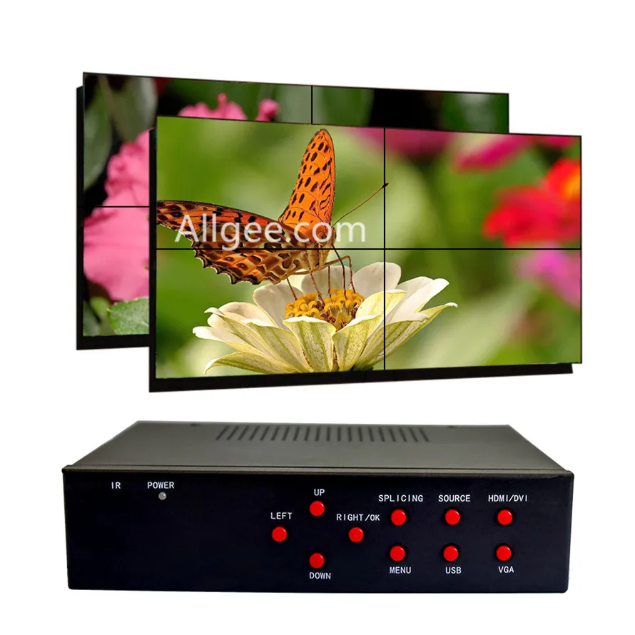 Full color LCD video processor 2*2 video wall controller