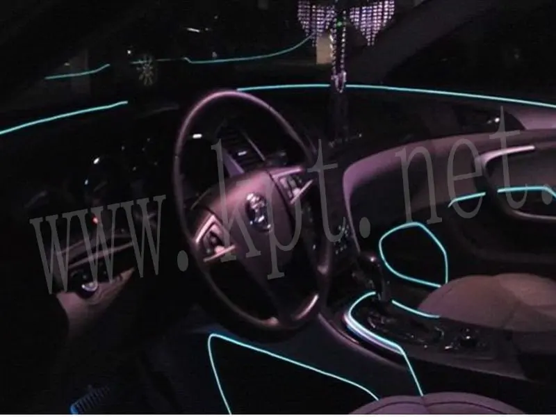 Flexible neon car lighting EL wire