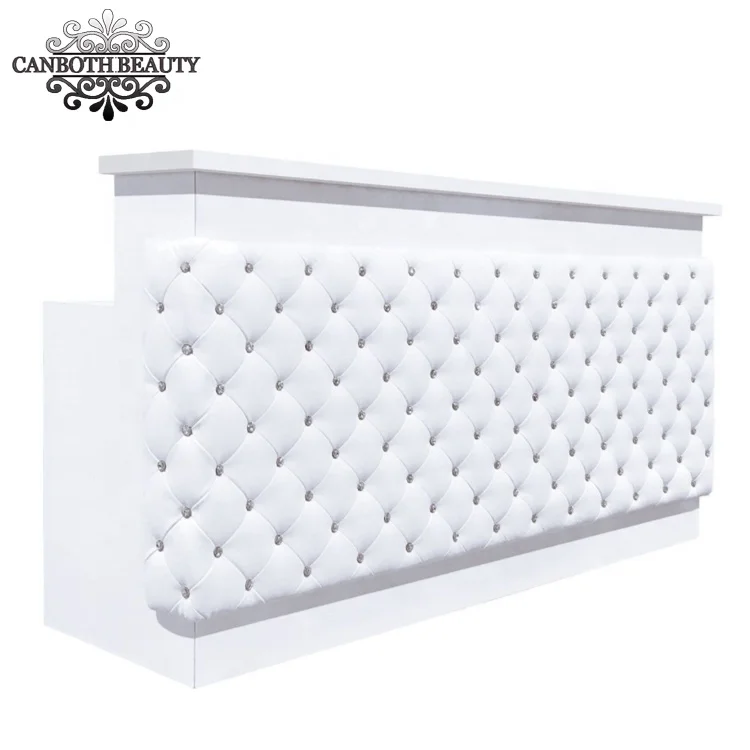 Classic buckle marble reception cash table /salon counter CB-R008