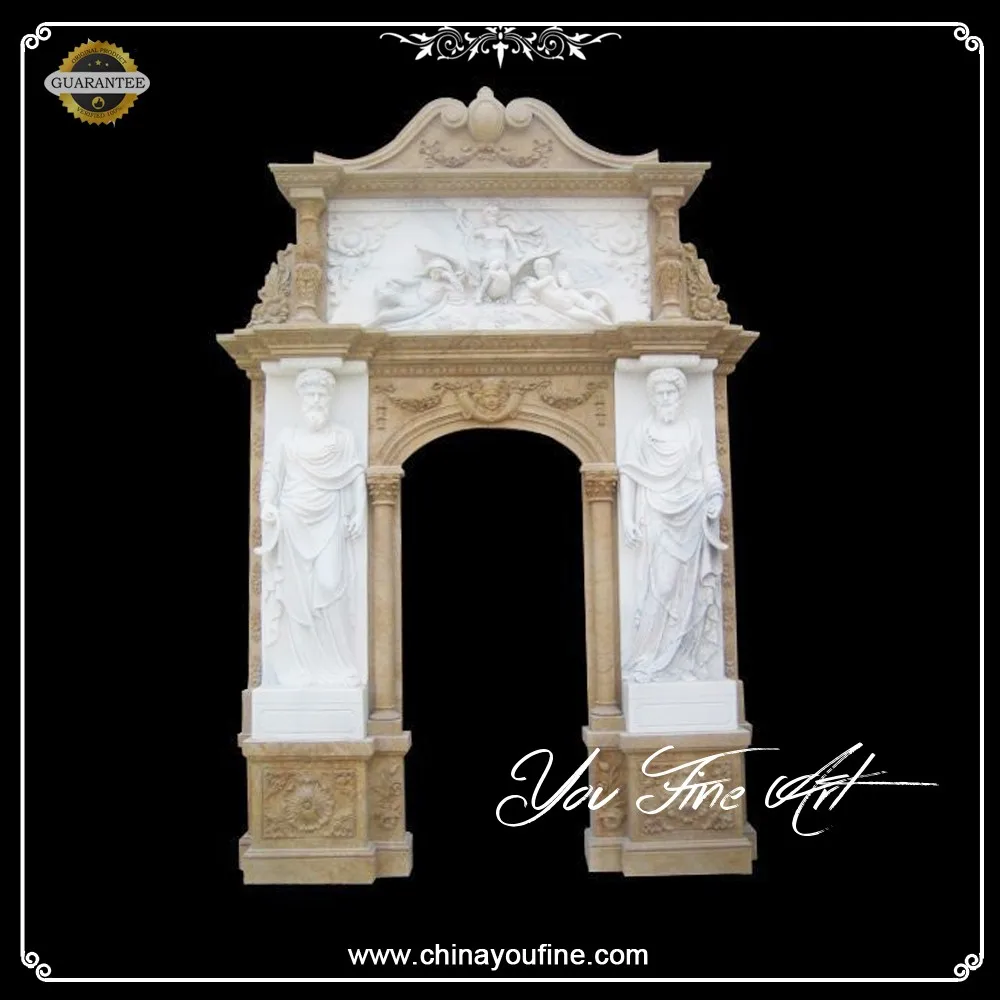 Decorative Marble Entry Door Frame