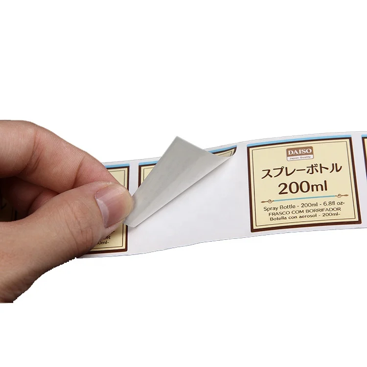 Custom Waterproof Shampoo Bottle Natural Cosmetic Private Label Sticker Logo Printing