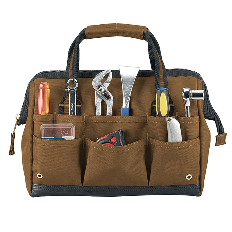 Wholesale custom portable canvas kit heavy duty tote electrician husky tool bag