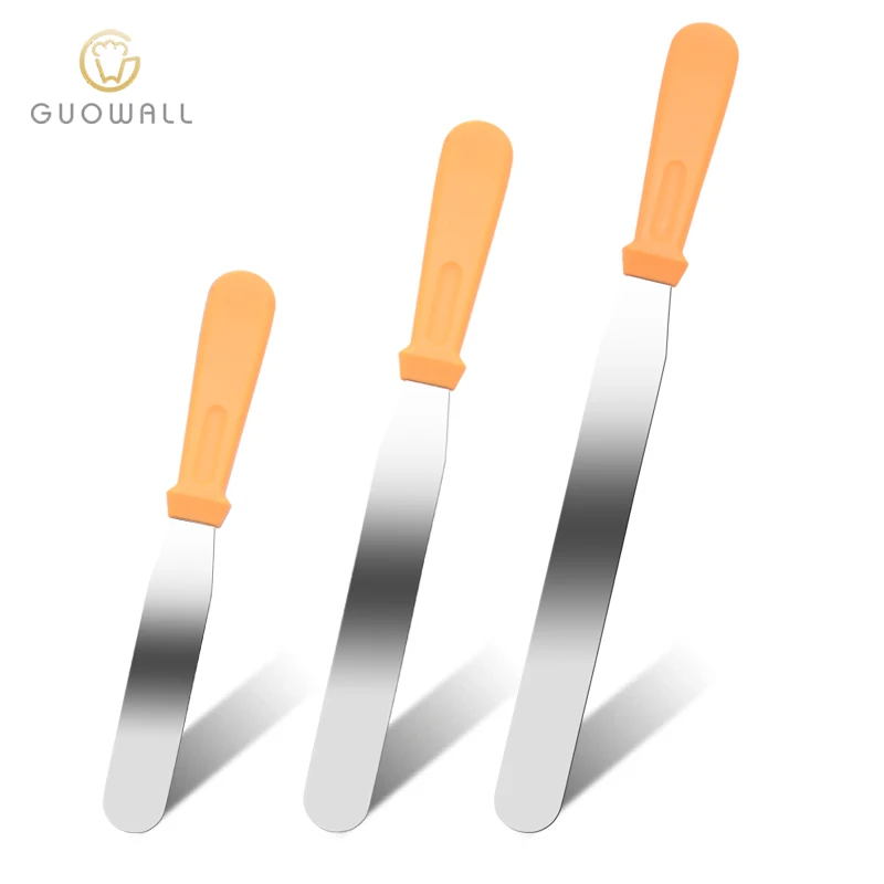 6-8-10 дюймов, шпатель для глазури из нержавеющей стали, шпатель для торта, нож для выпечки