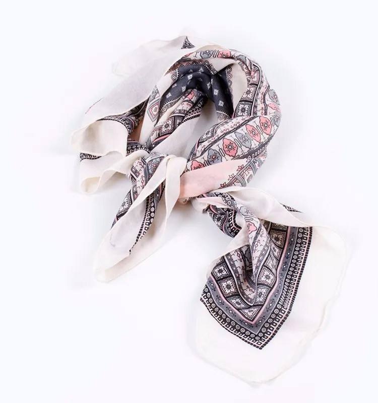 Rulan on sale polyester printing hip hop square scarf