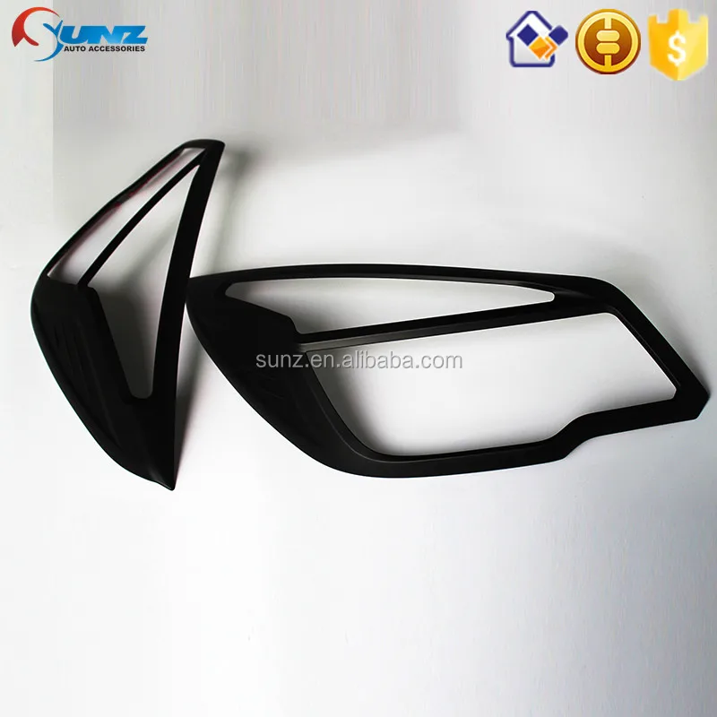 Bset Selling Exterior Accessories Car Lighting Black Head Light Cover For HOLDEN COLORADO 2012-Head Lamp Cover CarAccessories