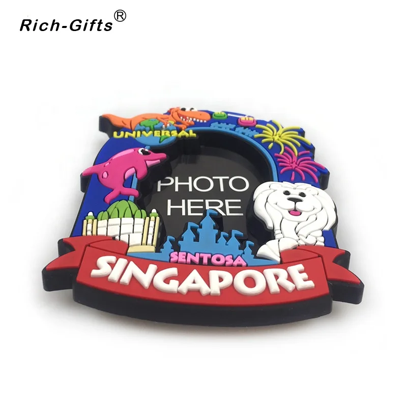 
Custom 3D Soft PVC Photo Frame Fridge Magnet 