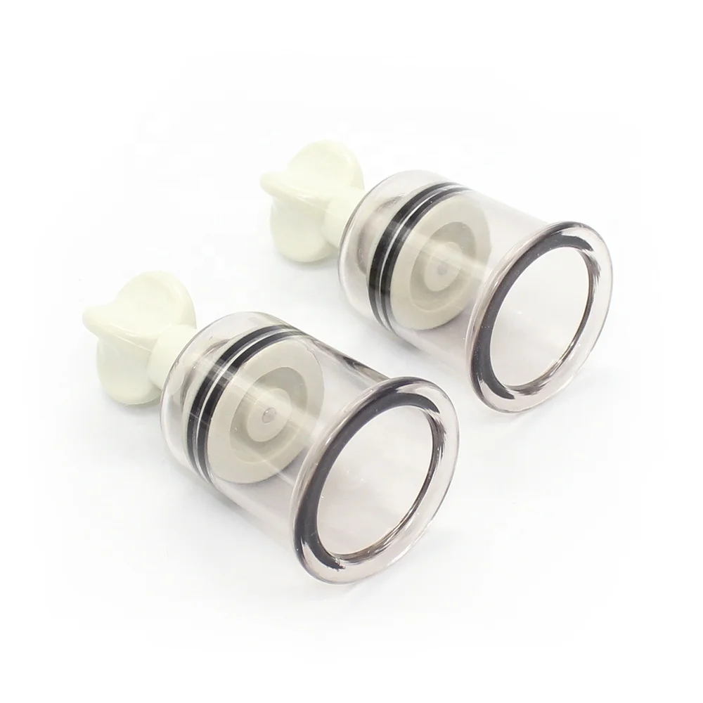 Therapy Massage Tool Cupping Cups, BDSM Plastic Nipple Restraint Bondage Fetish Sucker