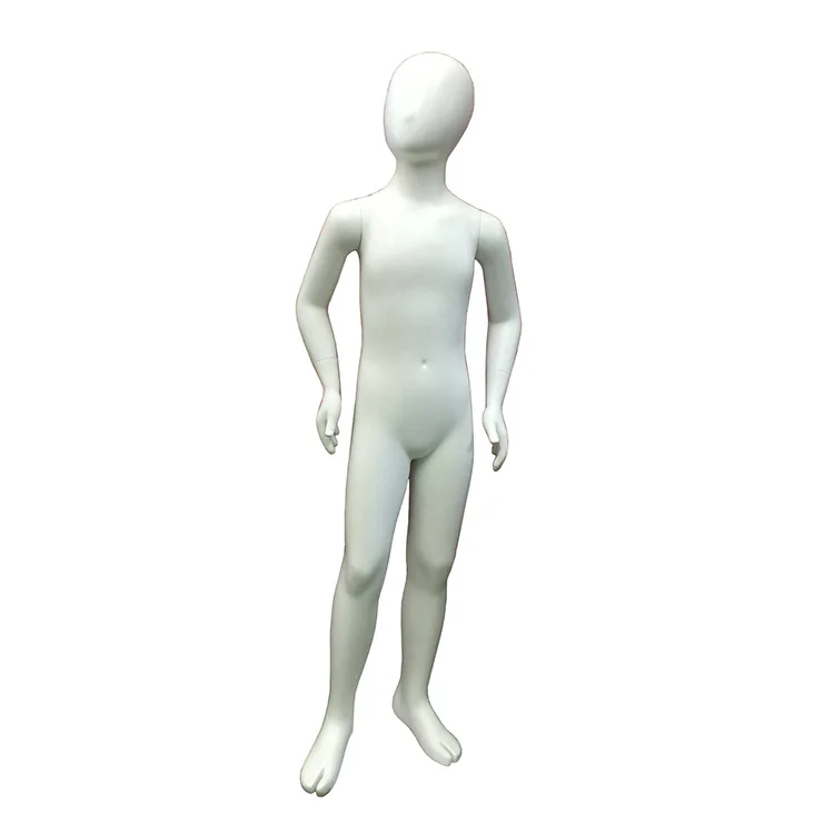 Child Display Clothes Mannequin White Boy Model Full Body Kids Plastic Standing Child Full Body Mannequin For Clothing