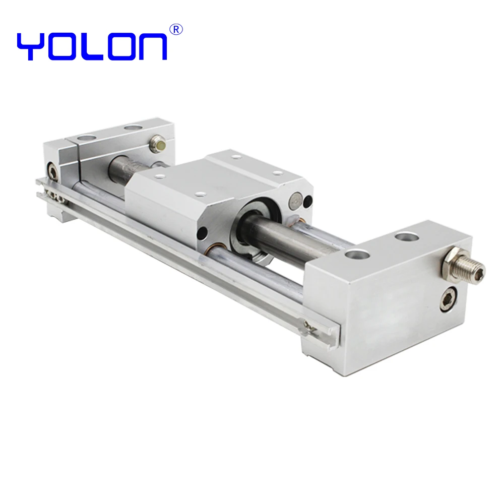 RMTL CY1L10X100 CY1L10X200  CY1L10X300 CY1L10X400 CY1L10X500 Magnetically Coupled Rodless Pneumatic Cylinder   Type SMC