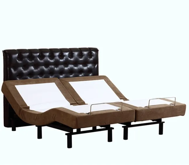 Konfurt bedroom furniture  massage function up down bed electric bed adjustable kind size bed frame