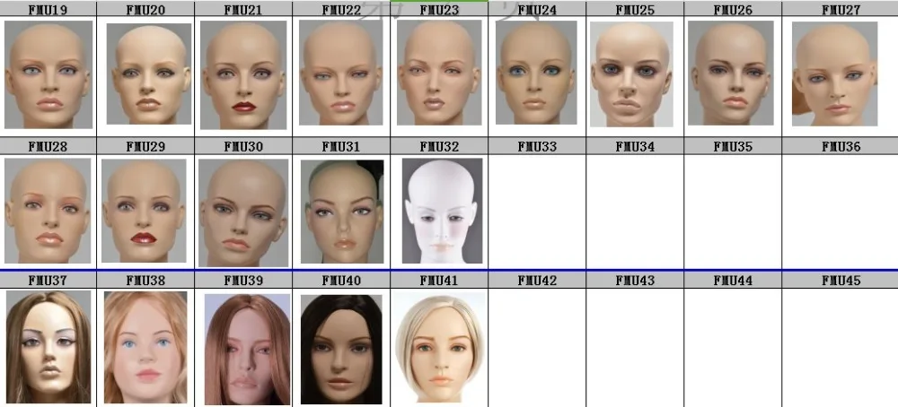 cheap fibreglass child kids baby display mannequin head