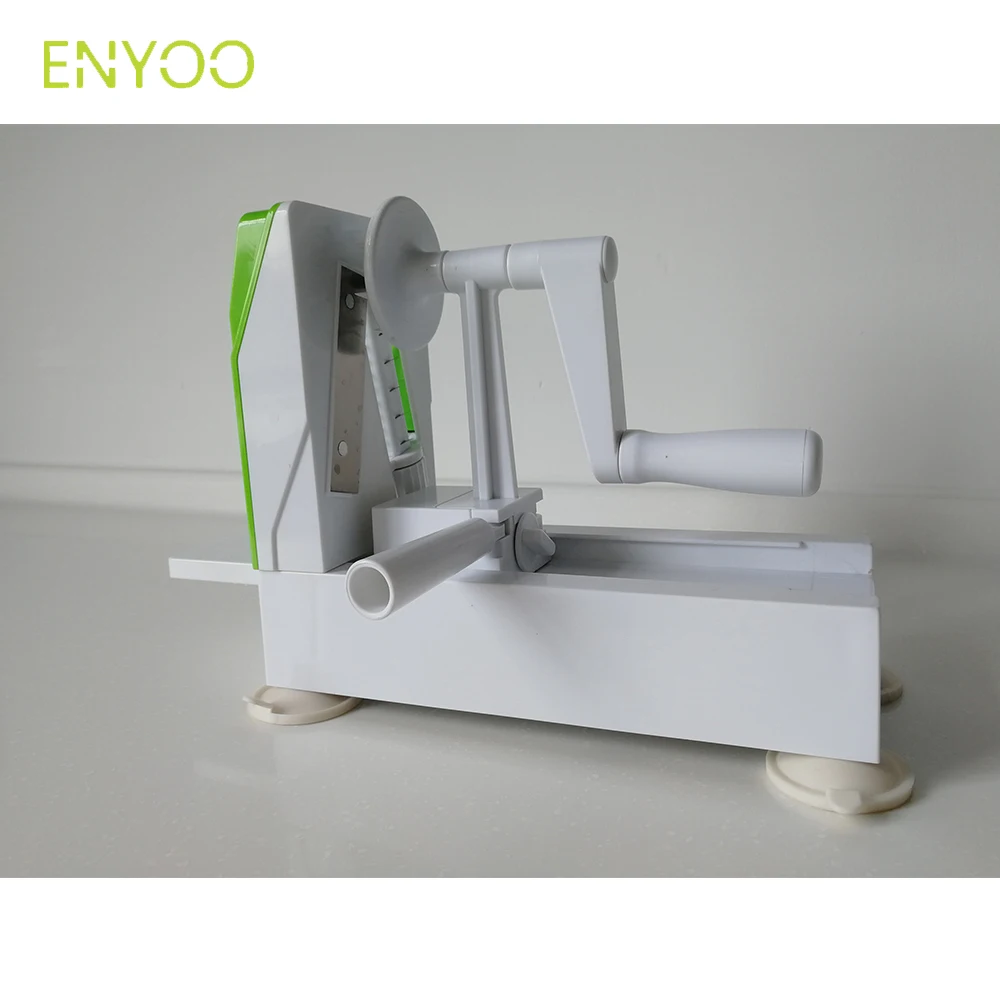 
2019 New Arrival Best Foldable Vegetable Spiral Slicer Spiralizer 4 in 1 