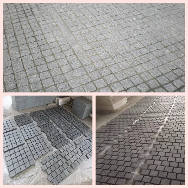 Chinese Cheap Outdoor Black Pavers for Driveway 10x10x5cm