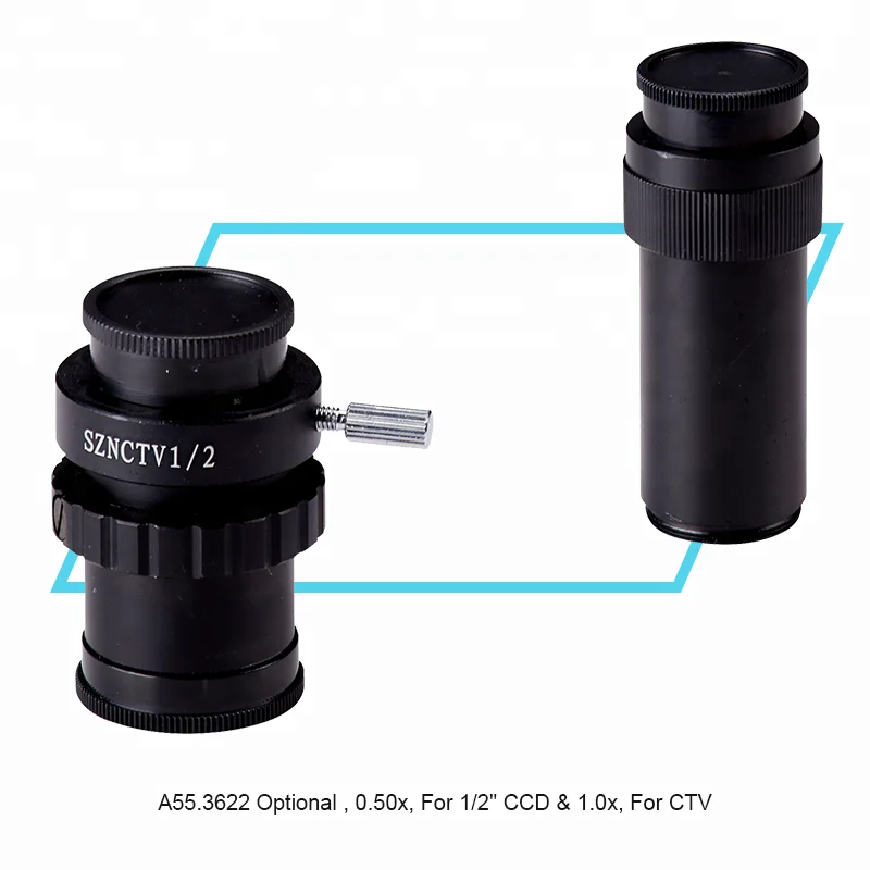 OPTO-EDU A23.3667L-B1T 0.67X - 4.5X Trinocular Zoom Stereo Microscope