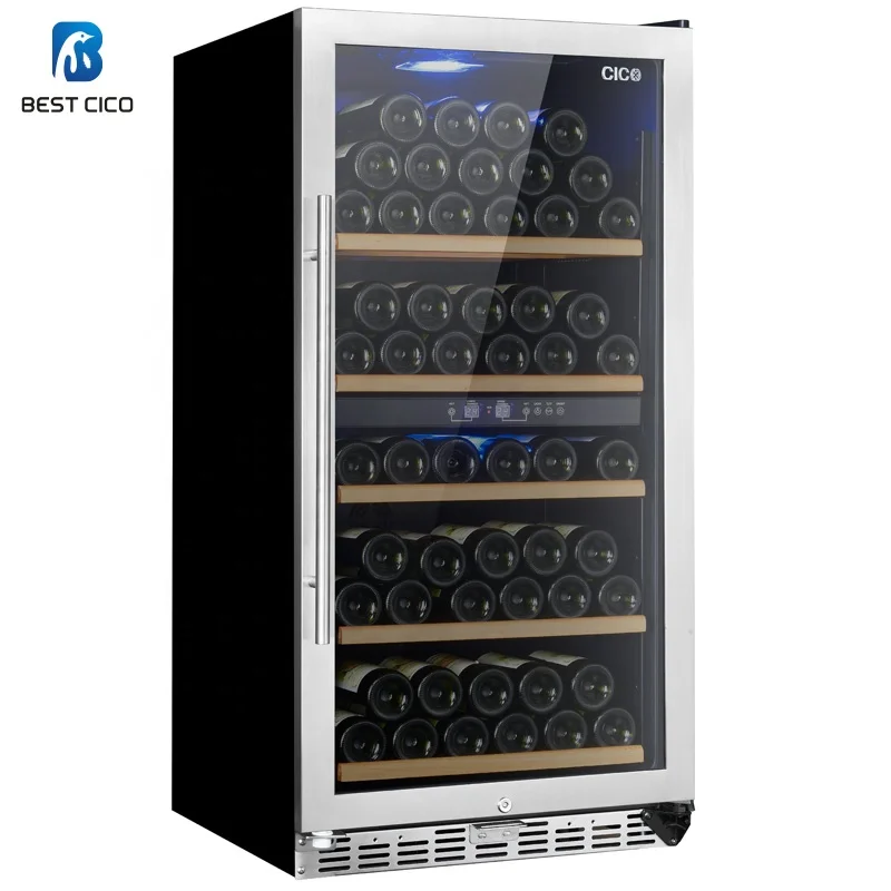 1.2M Height compressor wine cooler  luxury design wine refrigerator wine Chilling fridge SF-72D1
