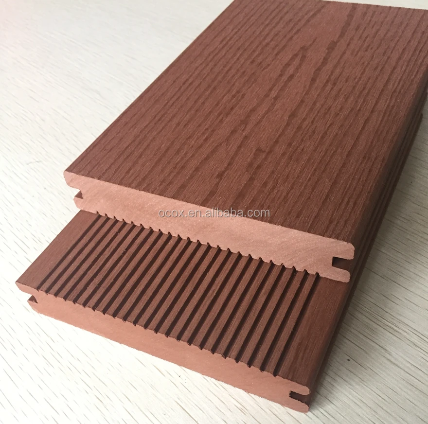 Narrow grooves Outdoor WPC floor wood plastic composite decking