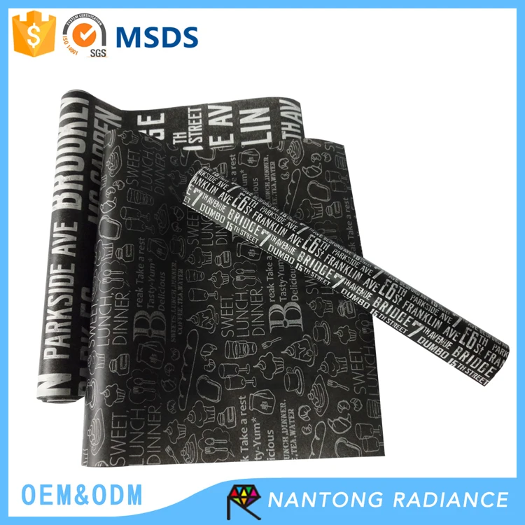 25 см * 3 м рулон силиконовой бумаги для упаковки продуктов