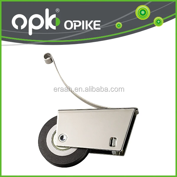 2 Wheels Wooden Sliding Cabinet Roller with Slow Motion