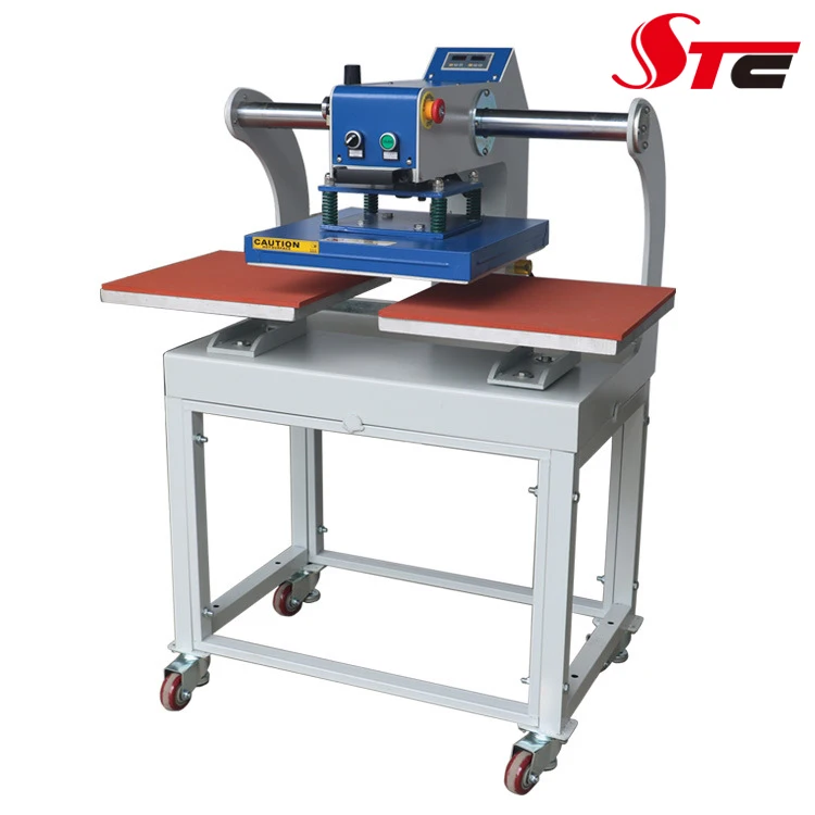 Factory direct sale  pneumatic digital t shirt clothes  hot stamping  press  machine