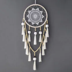 Factory New Design Handmade Hemp Rope With Shell Dreamcatcher With Feather Cheap Price Dream Catcher For Sale