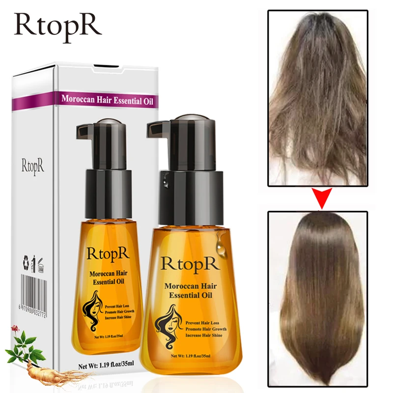 Moroccan Prevent Hair Loss Product Hair Growth Essential Oil Easy To Carry Hair Care Nursing 35ml Both male and female can use