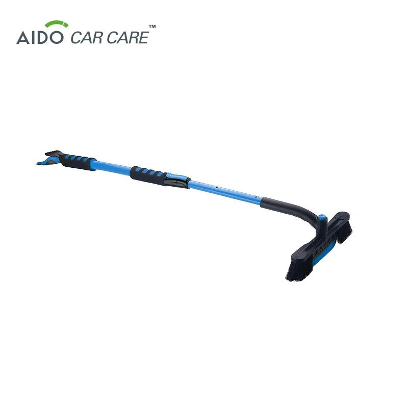 Car Care Snow Sweeper Telescopic Car Snow Brush with Ice Scraper for Car