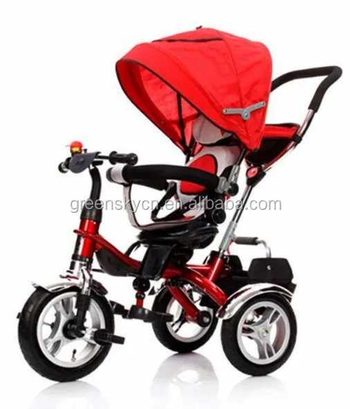 2021 kids ride on car tricycle stroller/ tricycle stroller bike/baby tricycle stroller