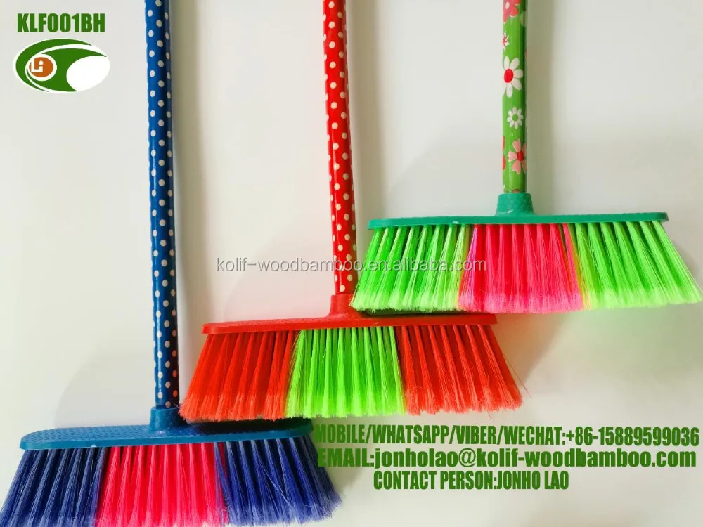 Household plastic broom heads with Italian thread hole