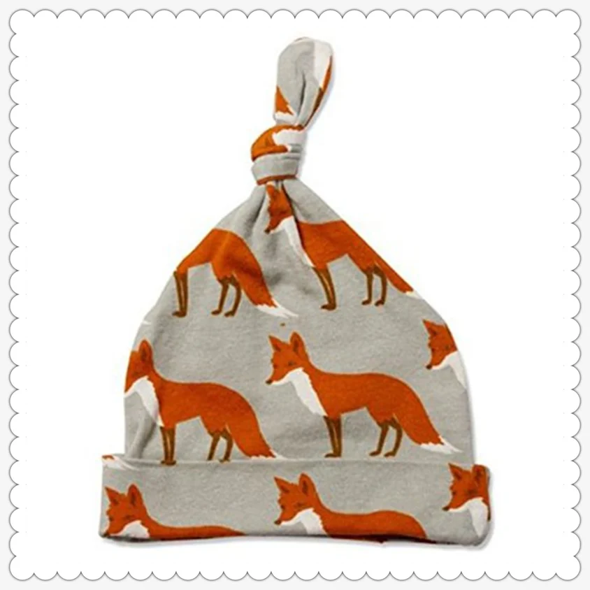 Детская Регулируемая шапка унисекс из 100% хлопка с узлом