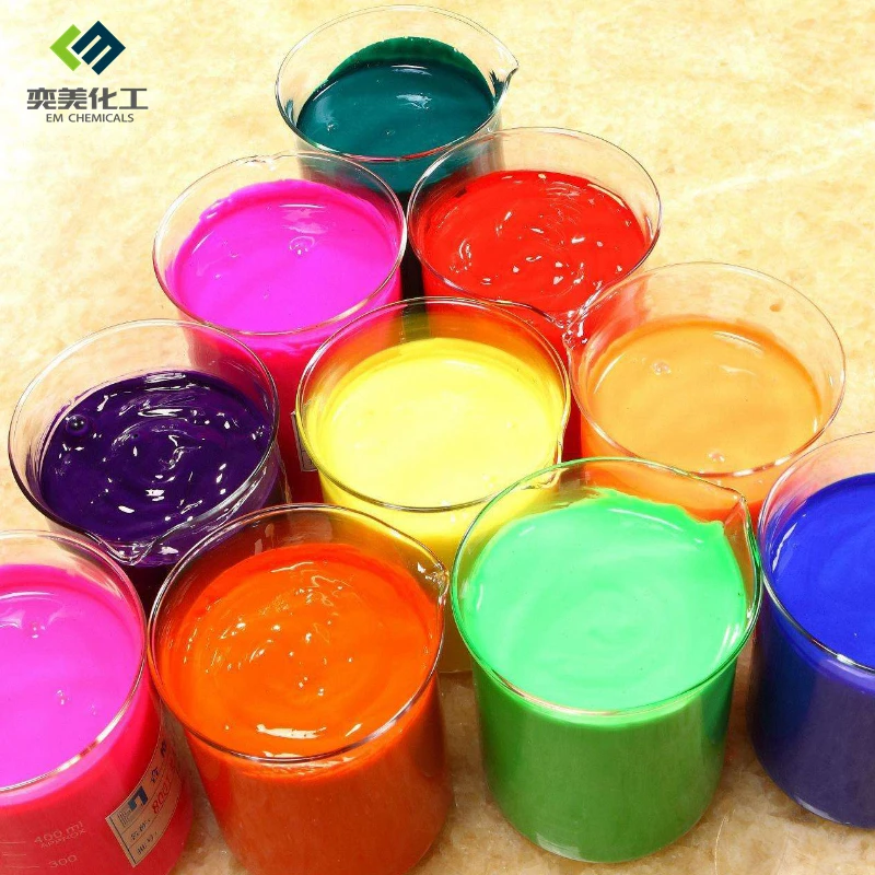 
Elastic rubber paste t shirt printing water based pigment paste 