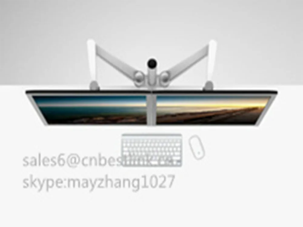 Прямая поставка с завода, высокое качество, алюминиевый одинарный монитор, подставка для ноутбука, держатель экрана