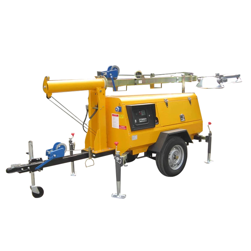 cheap price Waterproof Mobile Outdoor Led Light Tower With Generator for sale