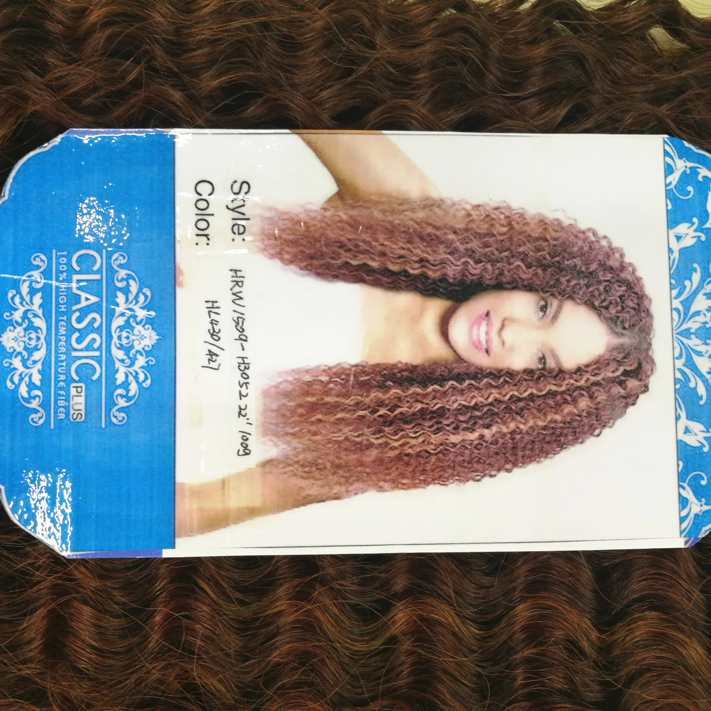 original brand CLASSIC CURLY  22inch 120gr synthetic hair extensions for black women