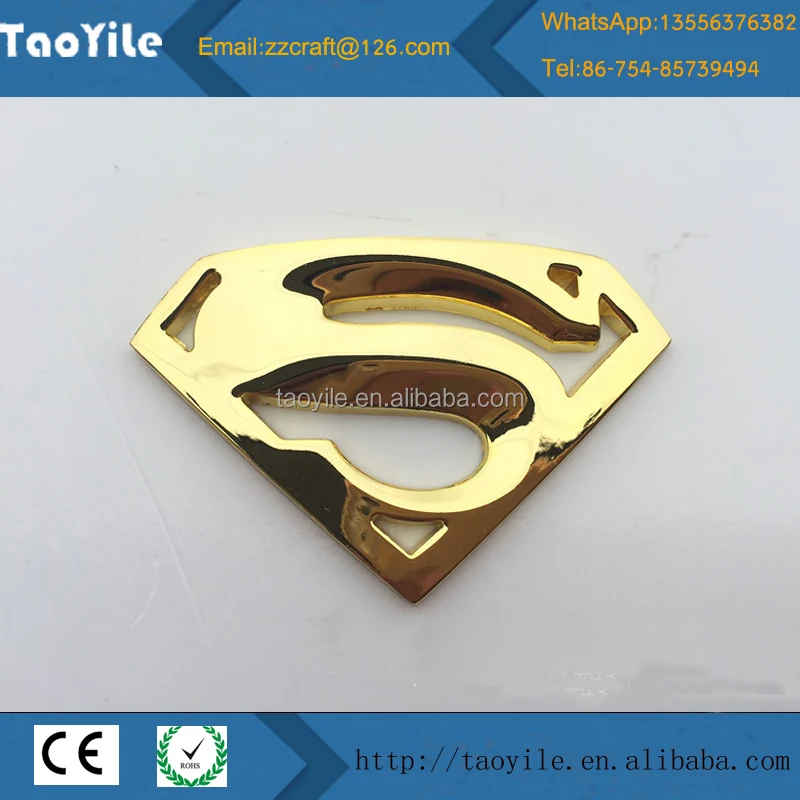 3D серебро золото Красный Черный Пользовательские металлическим логотипом эмблемы автомобиля