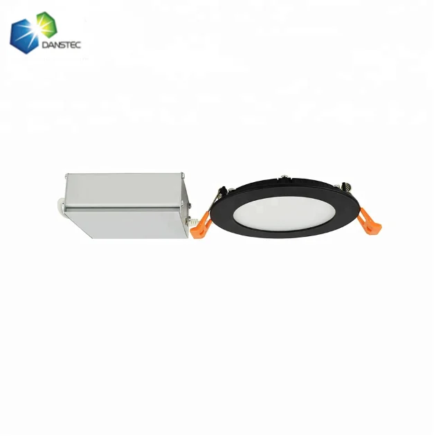 recessed led light ETL slim pot light 4' 9W led slim recessed downlight with junction box driver