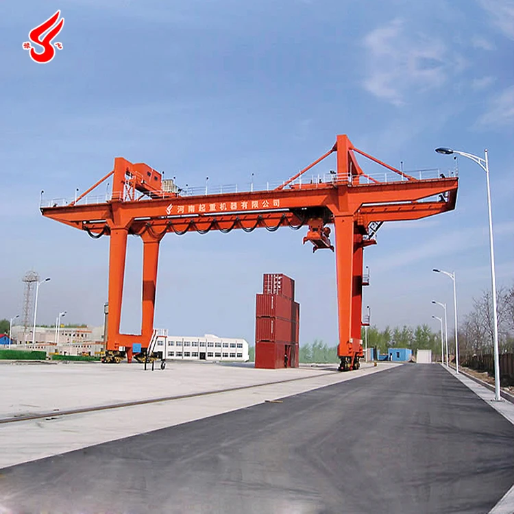 RMG rail container gantry crane 35 tons price for outdoor ports