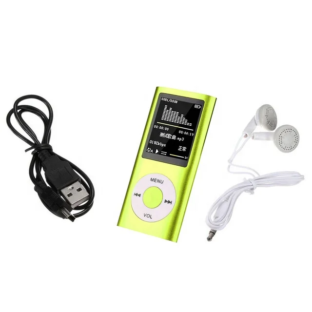  Рекламный Подарок Цветной портативный мини цифровой mp3 / mp4 плеер с экраном и