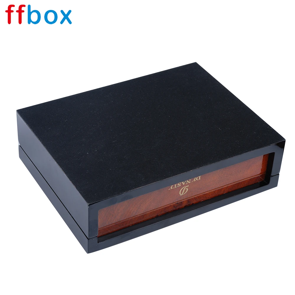top grade high-gloss decorative gift watch wooden box cufflink