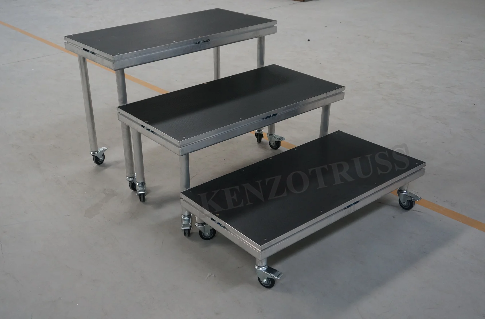 Portable Stage Platform Aluminum Stage with Wheels for Show