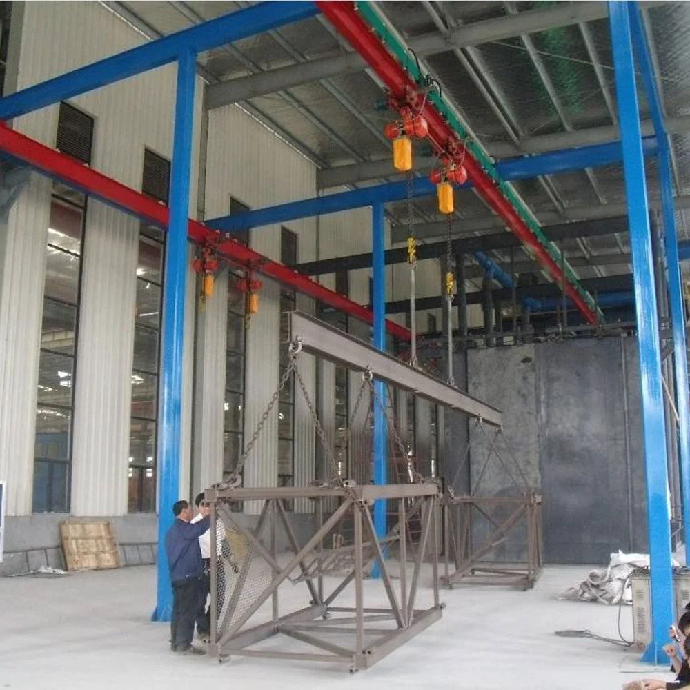 Hanging chain type shot blasting machine in foundry industry