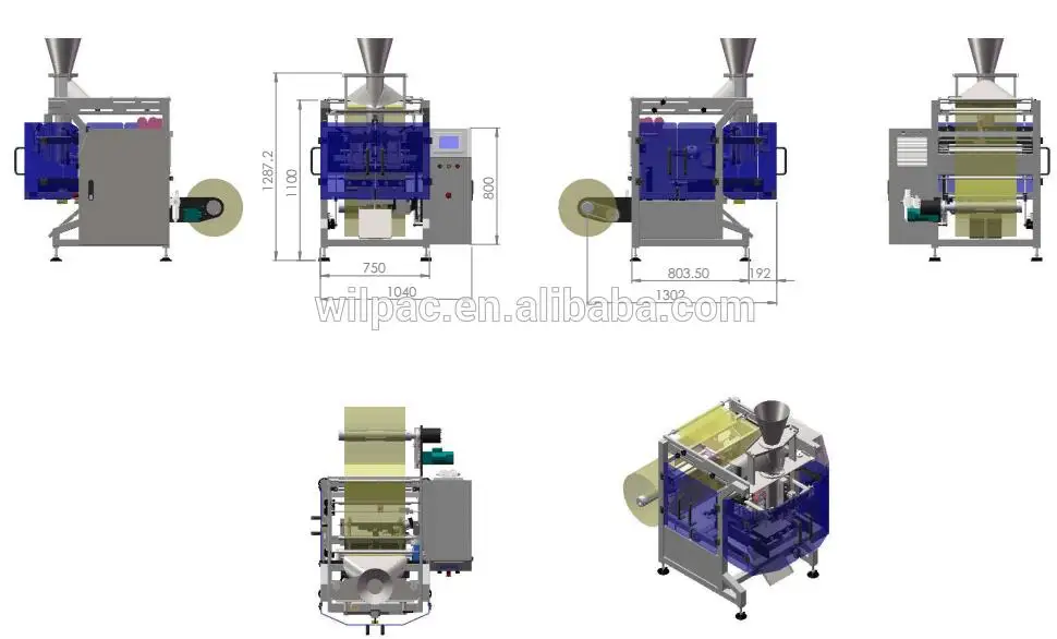 Bagger Full Automatic Vertical Packing Machine Filling Packaging Machinery China Tea/lavender/flower for Green Tea/black