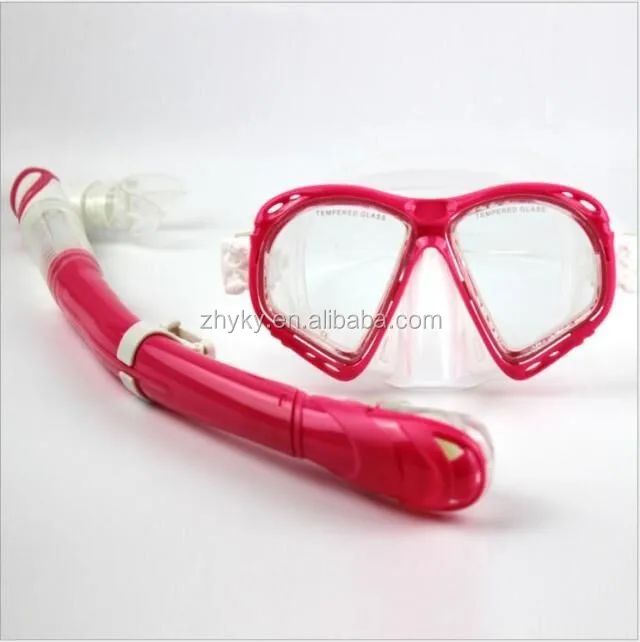 
Hot sell Water Sports Training Diving Equipment Anti-Fog Silicone Diving Mask Snorkeling set 