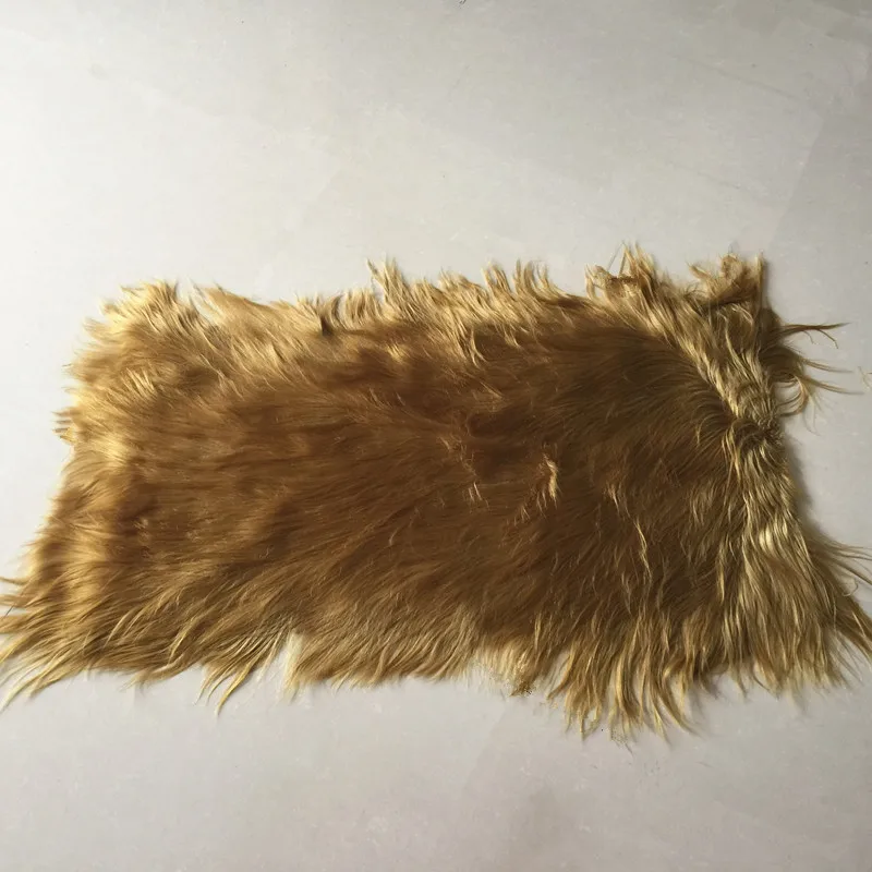 Wholesale Factory Price long Hair Goat Fur Plate for coat