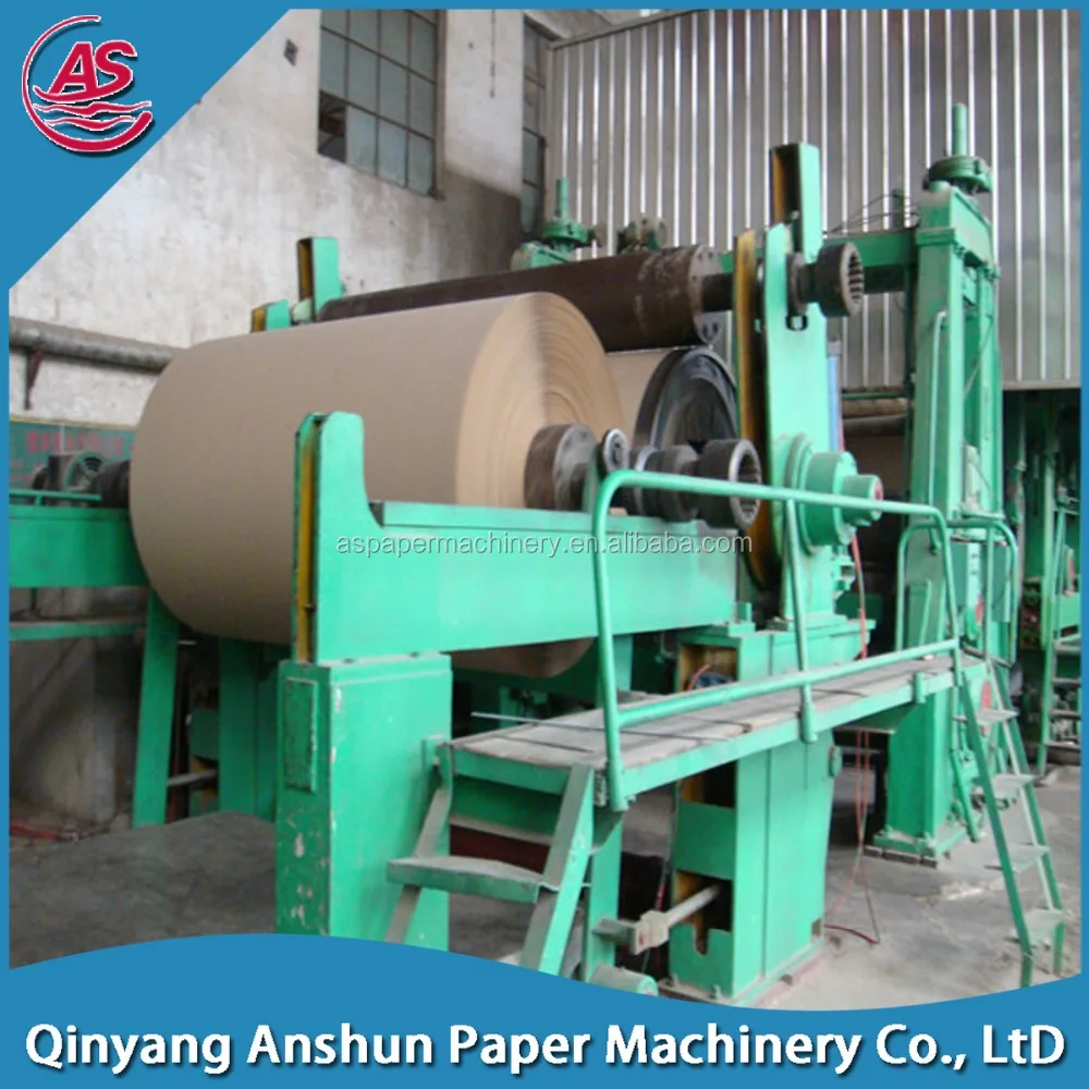 25-30t/d 2880mm type fourdrinier kraft recycled waste paper pulp making machine in paper production machinery