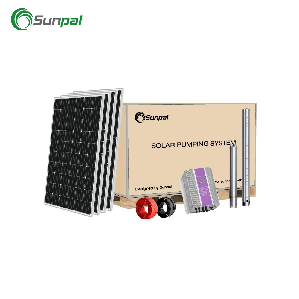 Solar Water Pump System Residential 1HP 2HP 3HP 5HP 10HP 2KW 3KW 5KW 10KW Solar Water Pumping Well System