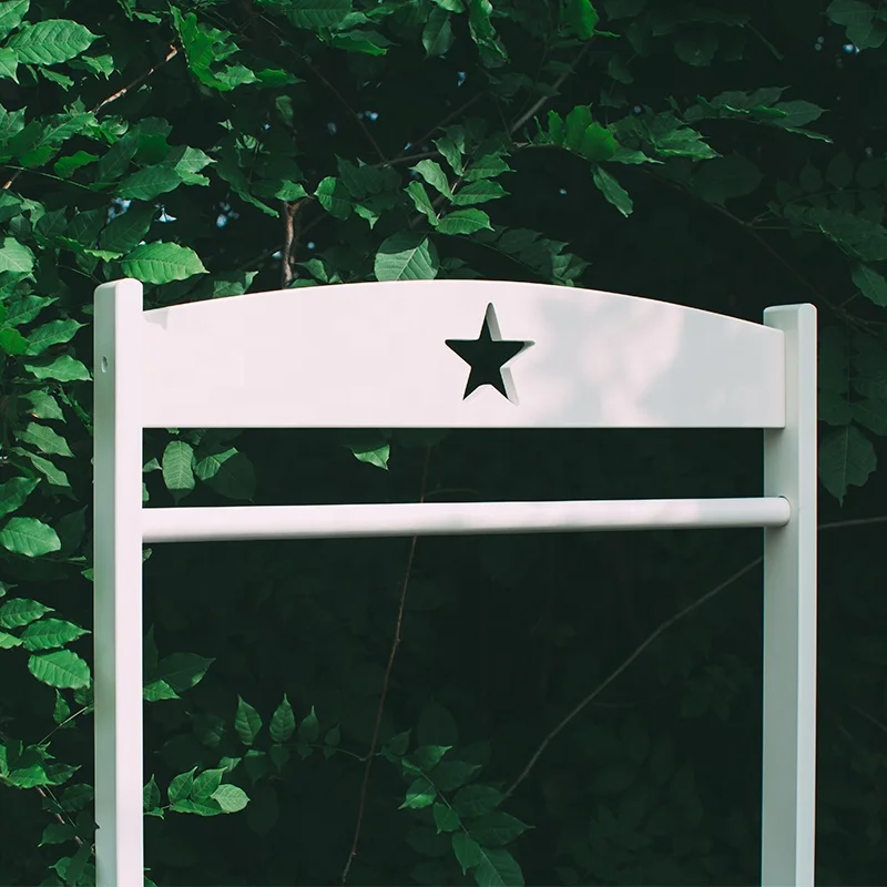 Paint Baby Bedroom Wooden Clothes Hanger Stand Kids Clothing Children Furniture Floor Display Hanger