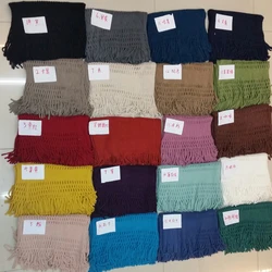 Wholesale Acrylic Snood Plaid Winter Knitted Loop Scarf Infinity Scarf