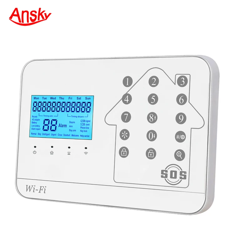 IP Camera integrated digital wireless home automation burglar security gsm alarm system
