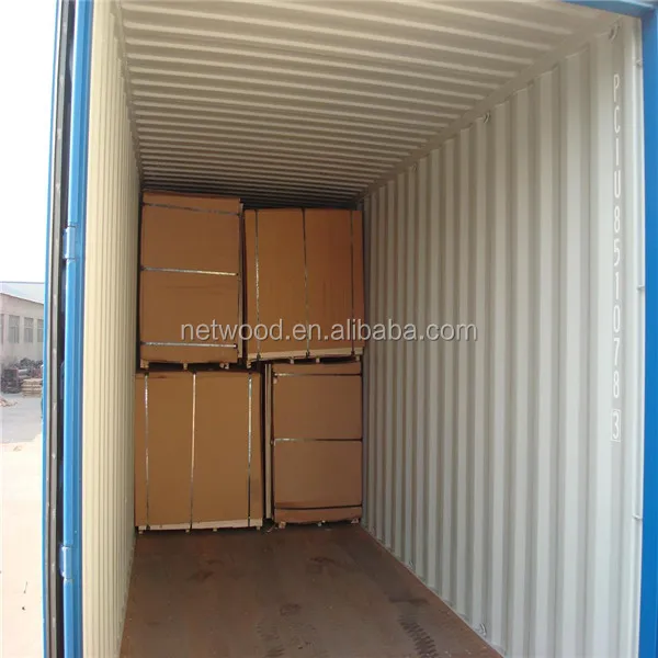 melamine paper coated particle board /laminated particle board/18mm white color chipboard